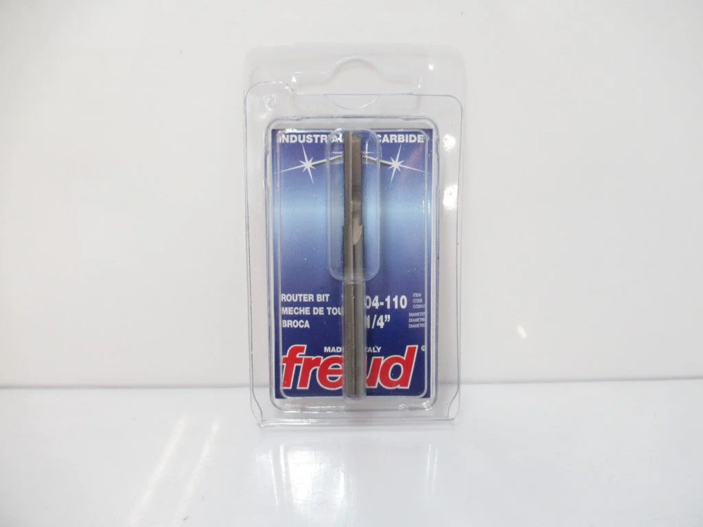 04-110 Freud Router Bit 1/4 in., Double Flute Straight 1 in.