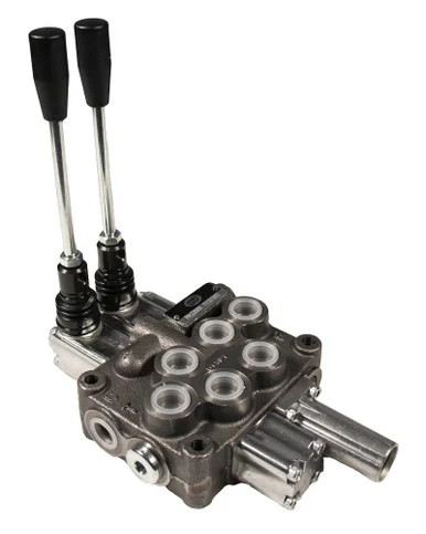 12 Series Directional Control Valve: 2 Spool, 4w 3p / 4w 4p tandem center, SAE 8