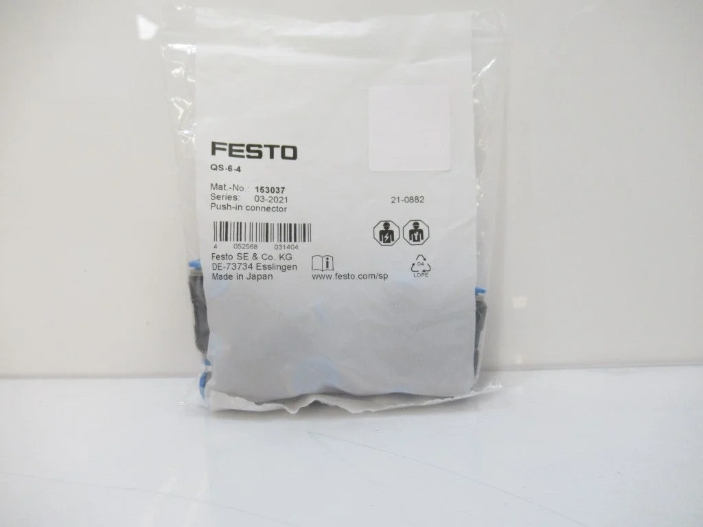 153037 Festo QS-6-4 Push-In Connector