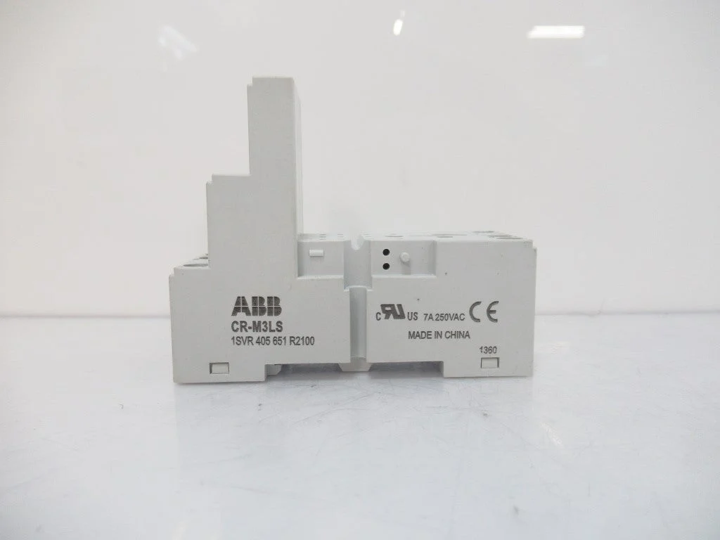 1SVR405651R2100 CR-M3LS ABB Socket For CR-M Miniature Relay