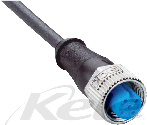 SICK YF2A14-250UB3XLEAX Sensor/Actuator Cable: 25M Black PUR [2095615]