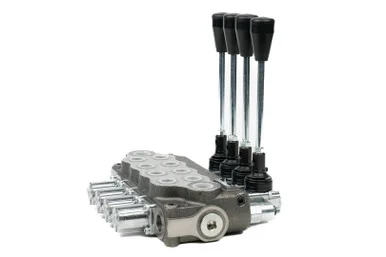 21 Series Directional Control Valve: 4 Spool, 4-way 3 pos. tandem center, SAE 12