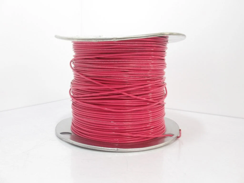 47202703 Southwire Building Wire THHN, 14 AWG, 1-Conductor, Red Sheath