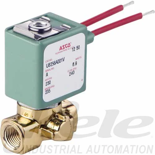 ASCO U8256B045V 2-WAY N/C 1/8" Solenoid Valve, 120 VAC/60Hz