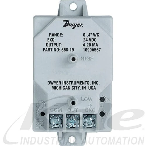 Dwyer 668 Differential Pressure Transmitter