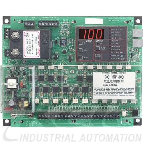 Dwyer DCT1010 10-Channel Dust Collector Timer Card, AC Power