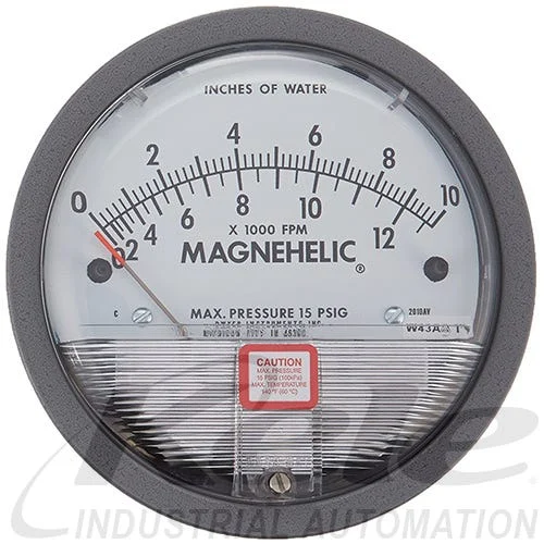 Dwyer 2003 Magnehelic Differential Pressure Gauge: 0" to 3" WC
