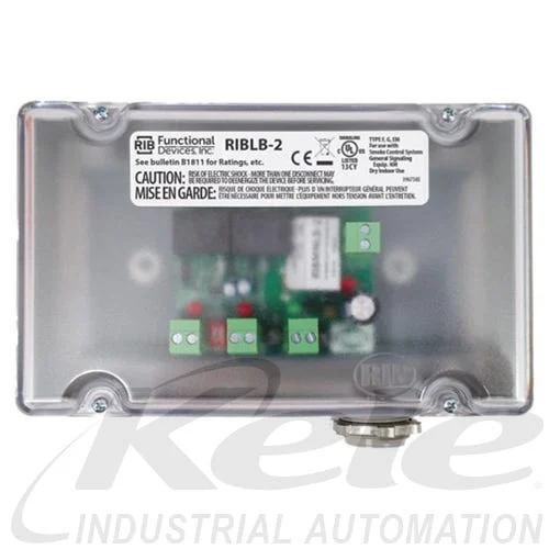 Functional Devices RIBLB-2 Enclosed AHU Fane Safety 2-Alarm Circuit