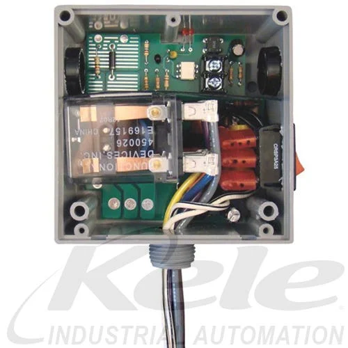 Functional Devices RIBTE01P-S 120 VAC Enclosed Low Coil Input Relay, 1 DPDT