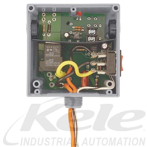 Functional Devices RIBTE01SB 120 VAC/VDC Enclosed Low Coil Input Relay, 1 SPST