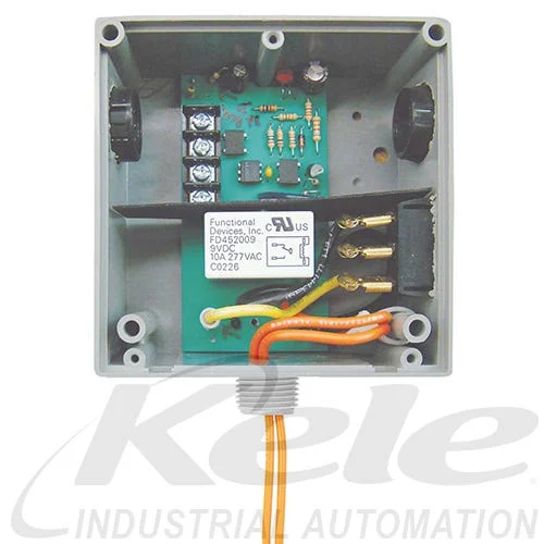 Functional Devices RIBTELS 10-30 VAC/VDC Enclosed Low Coil Input Relay, 1 SPST