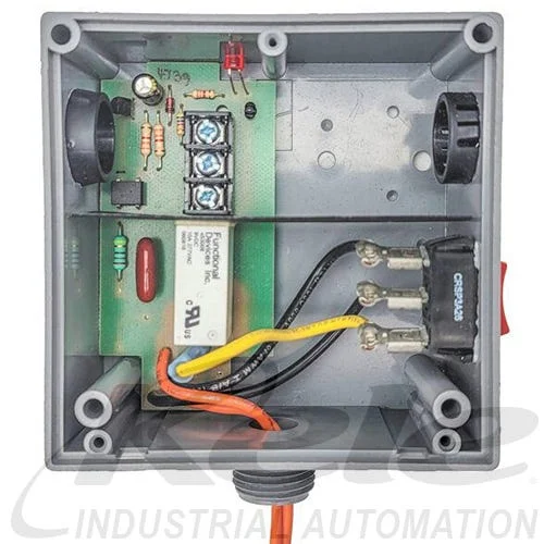 Functional Devices RIBTU1S 10-30 VAC/VDC or 120 VAC Enclosed T-Style Pilot Relay, 1 SPST