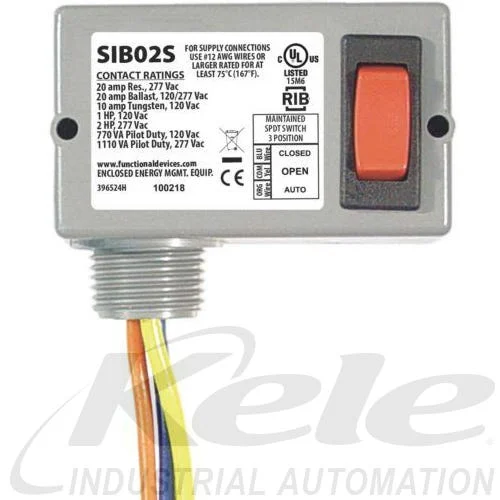 Functional Devices SIB02S Power Control Switch, 20A SPDT