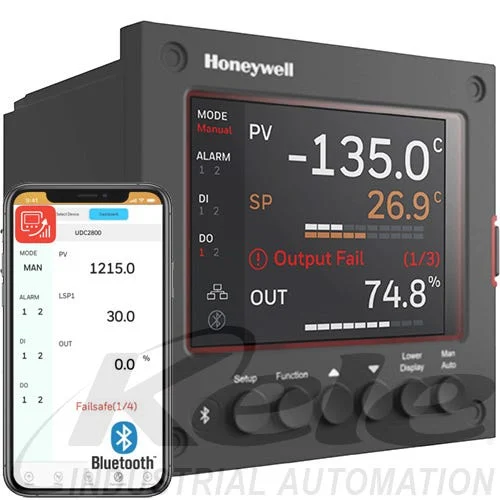 Honeywell UDC2800 1/4 DIN 100-240 VAC Digital Single Loop or Limit Controller