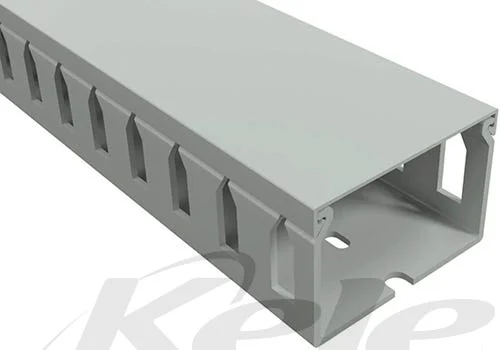 Iboco T1-2215G-PKG12 Gray Covered Wire Duct 12/PK