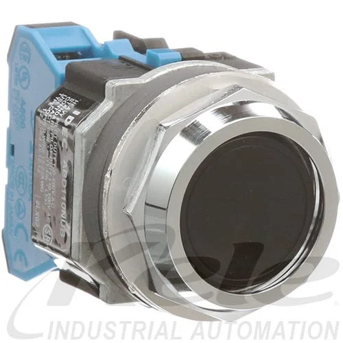 Idec ABD110NUB 30mm TWND Non-Illuminated Momentary Pushbutton, 10A N/O
