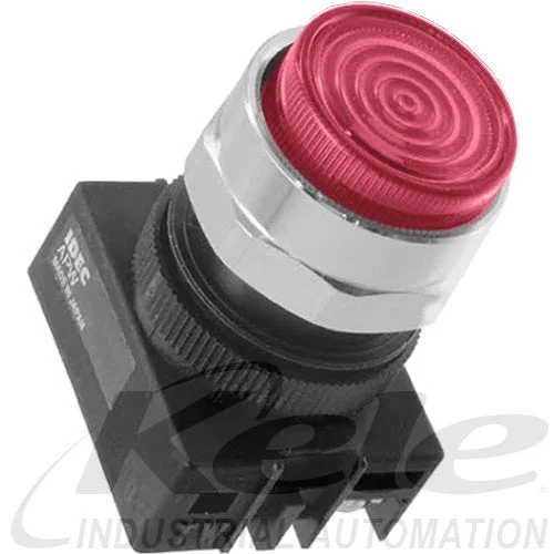 Idec APW199D-R-24V 22mm Pilot Light, 24V Red LED
