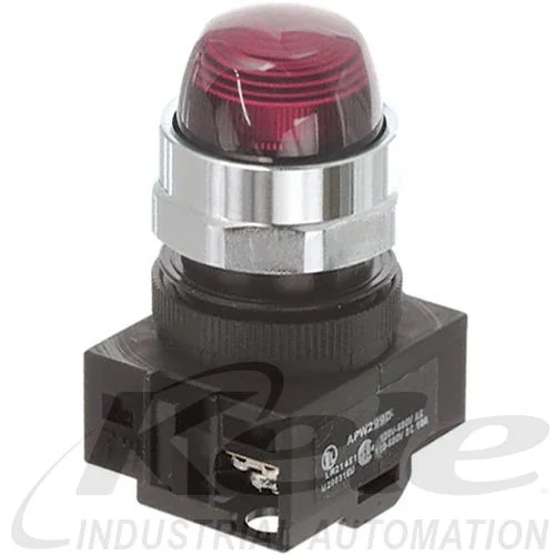 Idec APW299D-R-24V 22mm Pilot Light, 24V Red LED