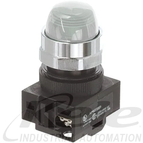 Idec APW299D-W-12V 22mm Pilot Light, 12V White LED
