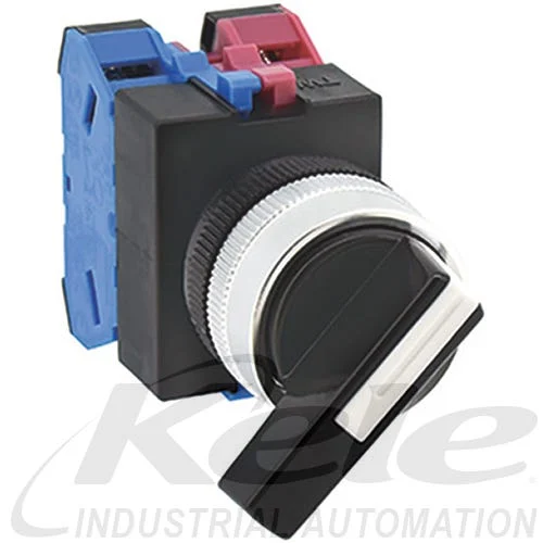 IDEC ASW3L20 Three-Position 22mm Selector Switch Relay: 2 N/O