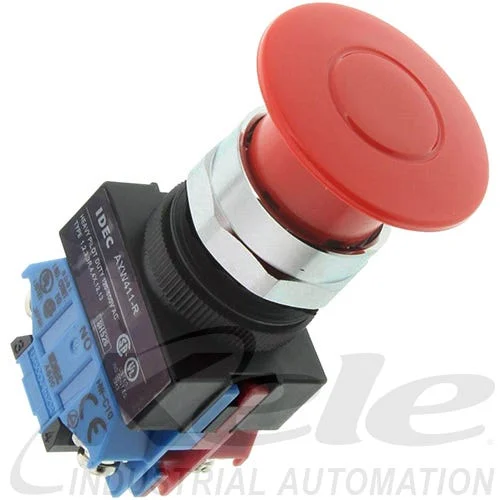 Idec AYW401-R Push-Pull Emergency Stop Switch, 1 N/C
