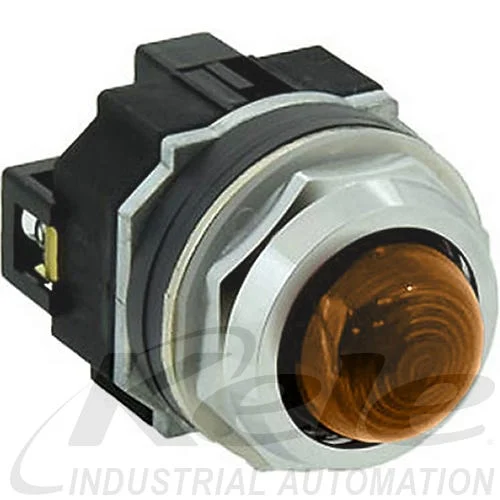 Idec APD122DNUA 30mm Illuminated Pilot Light, Amber LED
