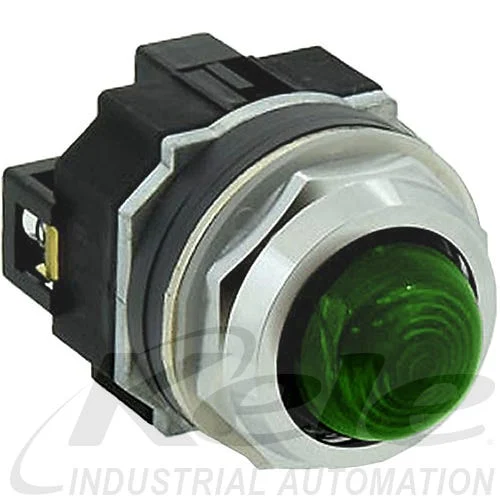 Idec APD122DNUG 30mm Illuminated Pilot Light, Green LED