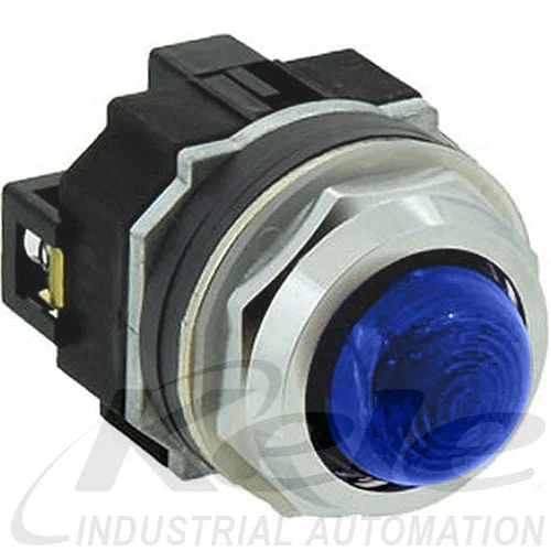 Idec APD122DNUS 30mm Illuminated Pilot Light, Blue LED