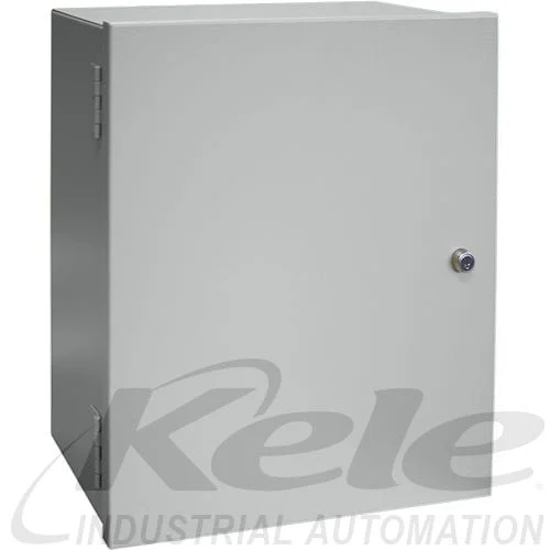 Kele RET1-201807GY-P Steel 20x18x7 NEMA 1 Enclosure with Subpanel