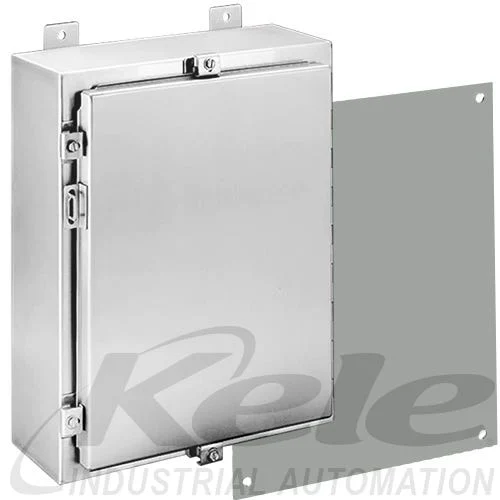 nVent Hoffman NEMA 4X 304 Stainless Steel Enclosures with Subpanels