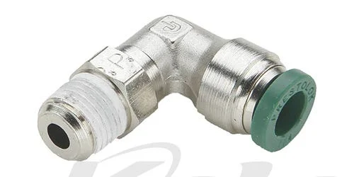 Parker W169PLP-6-4 PrestoLok Swivel Male Elbow: 3/8" x 1/4"