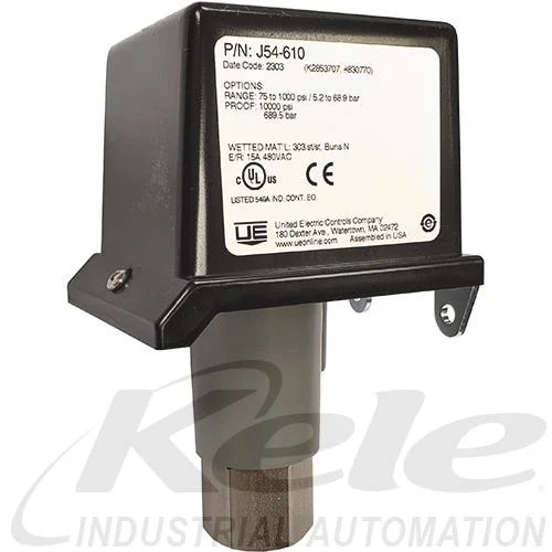 UE J54-612 Pressure Switch: 125 to 3000 PSI