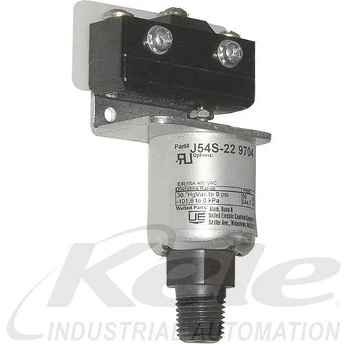 UE J54S-137 Pressure Switch: 0 to 80" WC