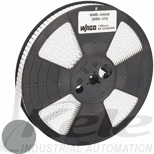 WAGO 2009-115/000-007 Gray WMB Inline Snap-On Terminal Block Markers [60279064]