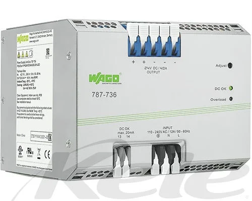 WAGO 787-736 Epsitron ECO Switched Mode Power Supply 24 VDC/40A [7870736]