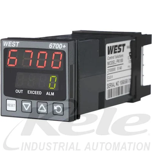 West P6701Z2110000 1/16 DIN Limit Controller with 2 Relays