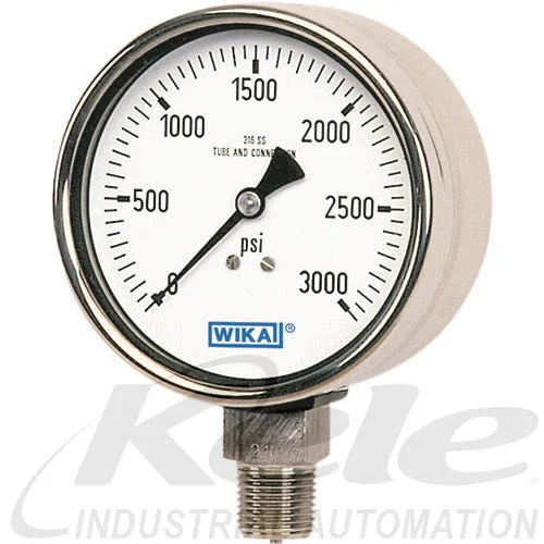WIKA 232.30 and 233.30 Bourdon Tube Pressure Gauges