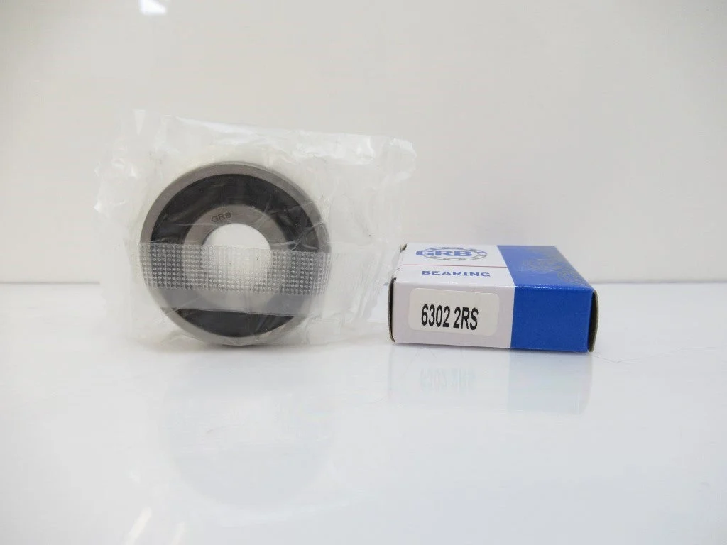 6302-2RS GRB Bearings Single Row Deep Groove Ball Dia. 15 x 42 x 13 mm