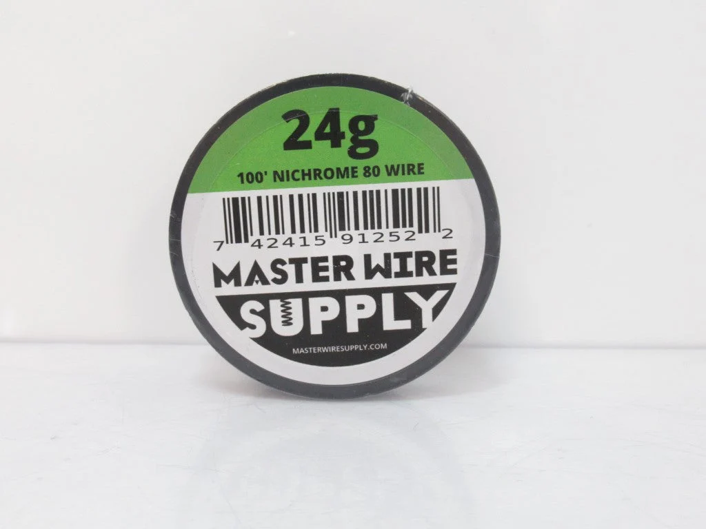 80100 Master Wire, Nichrome 80 - 100 FT 24 Gauge Round Wire