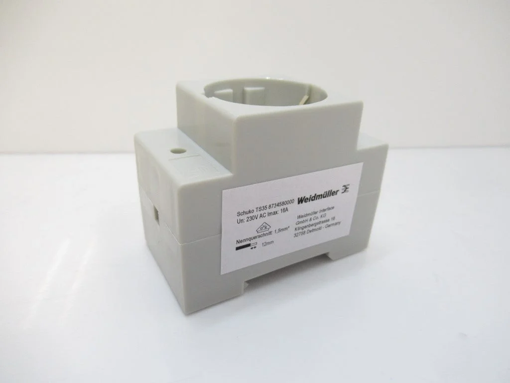 8734580000 Weidmuller Electrical-Cabinet Socket Outlet TS 35