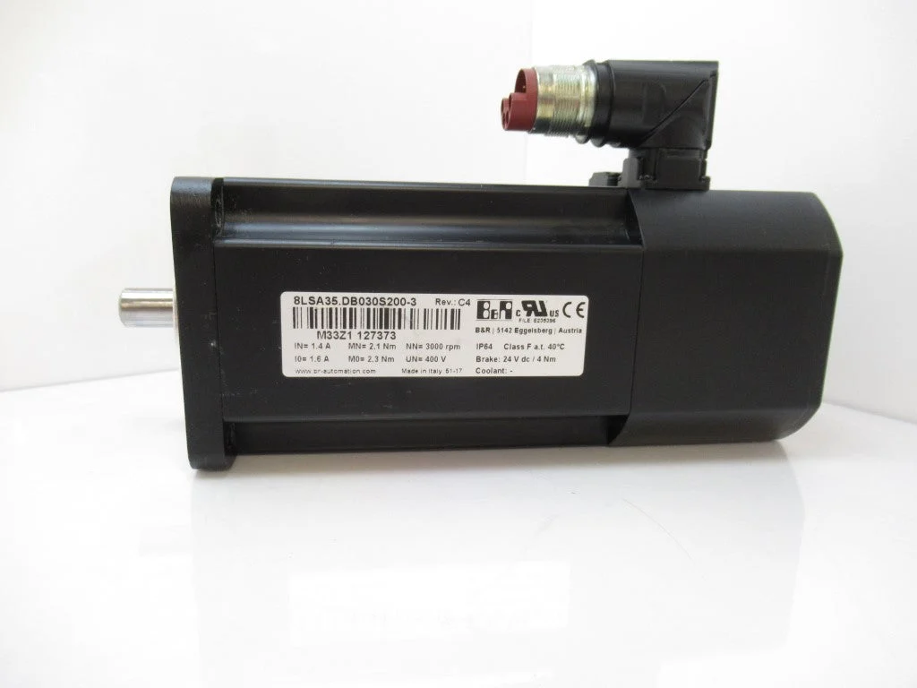 8LSA35.DB030S200-3 B&R Synchronous Motor Rev. C4, 4 Pole Pairs, IP64