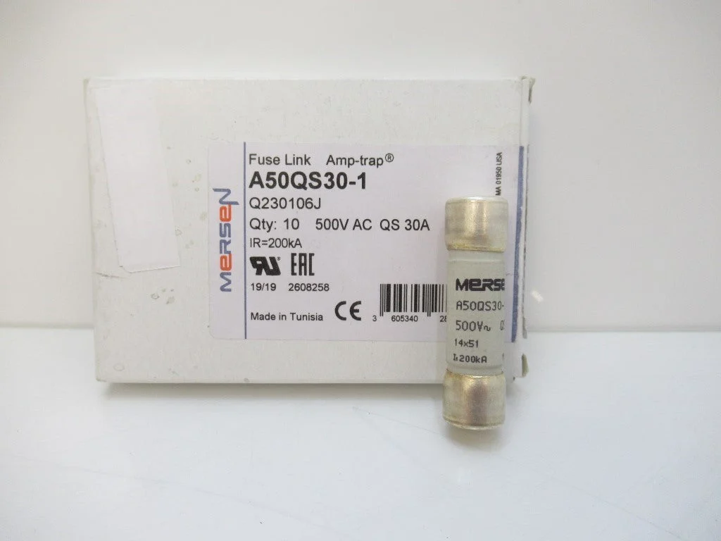 A50QS30-1 Mersen Ferraz Shawmut Fuse Amp-Trap 500V AC QS 30A