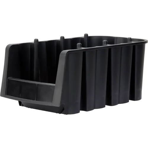 Akro-Mils® Akro-Bin® Plastic Economy Bin, 11-7/8"L x 6-5/8" W x 5"H, Black - Pkg Qty 10