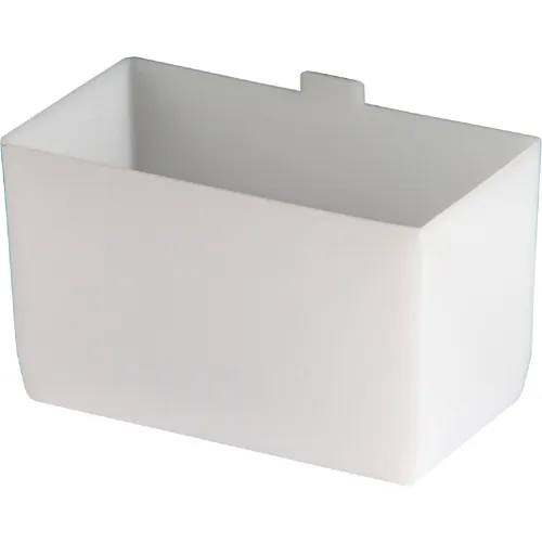 Akro-Mils Bin Cup 30101 For Shelf Bins  - 3-1/4" x 2" x 3", White - Pkg Qty 48