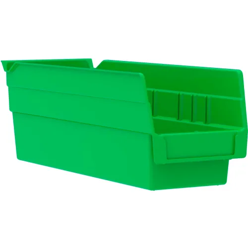 Akro-Mils Plastic Nesting Storage Shelf Bin 30120 - 4-1/8"W x 11-5/8"L x 4"H Blue - Pkg Qty 24