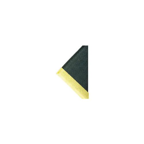 Apache Mills Soft Foot™ Anti Fatigue Mat 3/8" Thick 2' x Up to 60' Black/Yellow Border