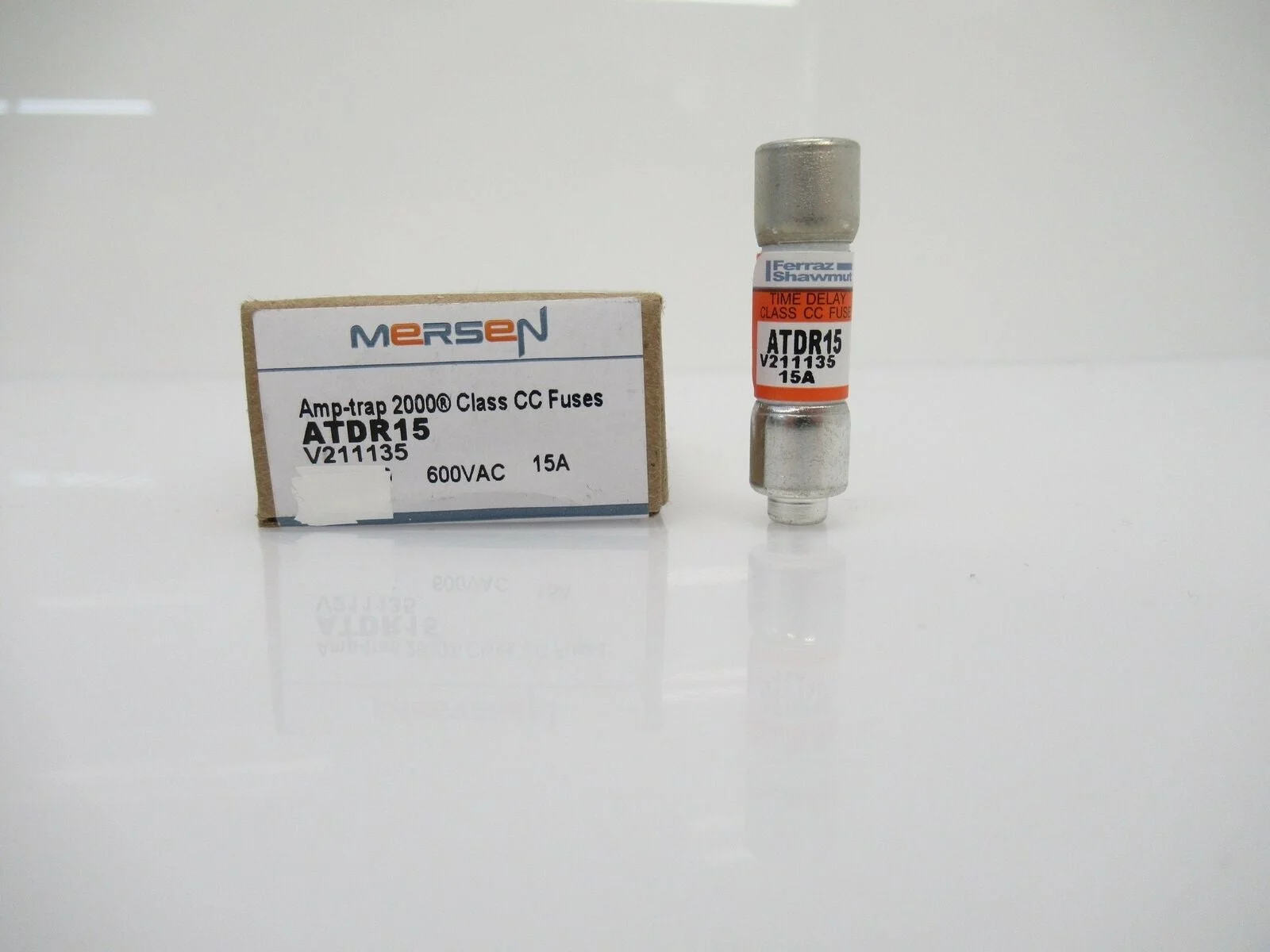 ATDR15 Mersen Ferraz Shawmut Fuse, Time-Delay, Class CC, 600VAC/300VDC