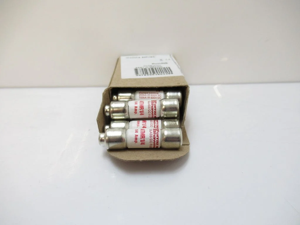 ATMR1/4 Mersen Ferraz Shawmut Fuse 1/4 A 600V AC Fast Acting Class CC