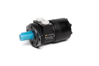 BM1 Hydraulic Motor: 6.1 CID, 1” Straight Woodruff Key Shaft, 2-Bolt Flange, 435 PSI, Parallel 1/2 NPT Ports