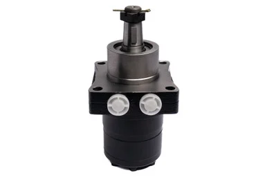 BM2W Hydraulic Motor: 12.2 CID, 1 1/4” Taper 1:8 Woodruff Key Shaft, 1015 PSI, Standard SAE 10 Ports